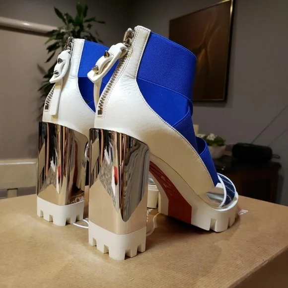 NEW Christian Louboutin Patrouiagoma 100 platform sandals size 36 - Picture 4 of 16